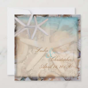 Invitation PixDezines Under the Sea, Starfish/Invitations