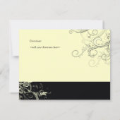 Invitation PixDezines VANILLA SWIRLS/ARRIÈRE - PLAN DO-IT-YOU (Dos)