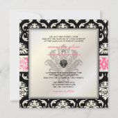 Invitation PixDezines Vendome Damassé /Couleurs DIY ! (Dos)