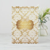Invitation PixDezines Vintage Sweet 16/venezia damask (Debout devant)