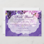 Invitation PixDezines violet roses/ hydrangeas/DO-IT-YOURSELF (Dos)