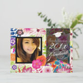 Invitation PixDezines Wailea, diplôme floral (Debout devant)