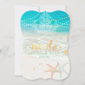 Invitation PixDezines We Do Chandelier/Plage/Destination (Devant)