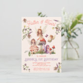 Invitation Pixie Fairy Princesse Enchanted (Debout devant)