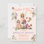 Invitation Pixie Fairy Princesse Enchanted (Devant)