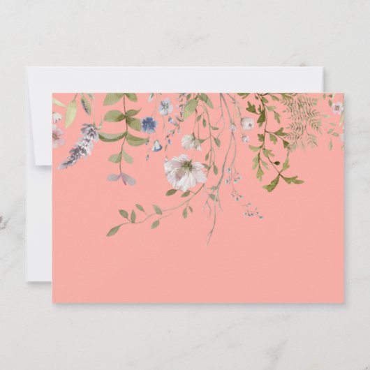 Invitation Pixie Fairy Princesse Enchantée Photo Anniversaire (Dos)