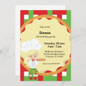 Invitation Pizza (Devant / Derrière)