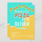 Invitation Pizza (Devant / Derrière)