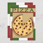 Invitation Pizza (Devant / Derrière)