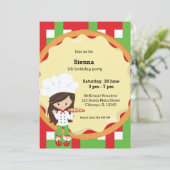 Invitation Pizza (Debout devant)