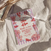 Invitation Pizza 1ère Main Tirée Slice Of Fun Photo Anniversa