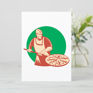 Invitation Pizza Baker