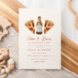 Invitation Pizza & Bière Diaports Baby shower Décontracté Cou<br><div class="desc">Baby shower Décontracté Couples Pizza & Bières Diapers. Parfait pour un baby shower décontracté en couple où les deux parents peuvent se joindre à la fête !</div>