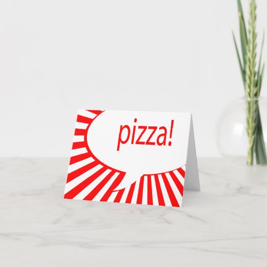 Invitation pizza ! : bulle de la bande dessinée (Devant)