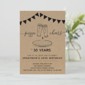 Invitation Pizza & Cheers & Beers Anniversaire - N'importe qu (Debout devant)
