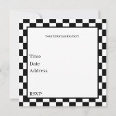 Invitation Pizza cool de football (Dos)