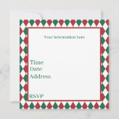 Invitation Pizza de basket-ball cool (Dos)