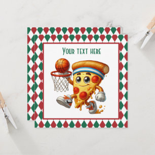 Invitation Pizza de basket-ball cool