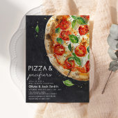 Invitation Pizza et Pacificateurs Baby shower Décontracté de 