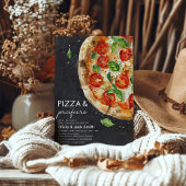 Invitation Pizza et Pacificateurs Baby shower Décontracté de 