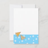 Invitation Pizza fête d'anniversaire (Dos)