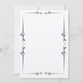 Invitation Pizza | Fête des mariées à vin (Dos)