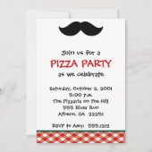 Invitation Pizza italienne (Devant)