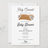 Invitation Pizza italienne Pâtes Saint-Cannoli Baby shower (Devant)