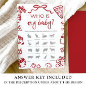 Invitation Pizza Italienne Rouge Tiré À La Main Qui Est Mon J