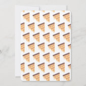 Invitation Pizza Lover Foodie Party Fromage Fromage Anniversa (Dos)