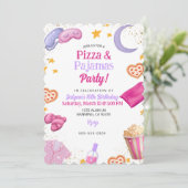 Invitation Pizza & Pajama Party (Debout devant)