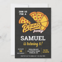 Pizza Palace Personnalisé Anniversaire Fête, N'Imp