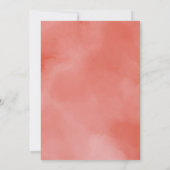 Invitation Pizza Party Baby shower Pepparoni Aquarelle Retro (Dos)