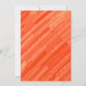 Invitation Pizza Party Baby shower Rustique Aquarelle (Dos)