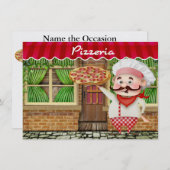 Invitation Pizza Party - SRF (Devant / Derrière)