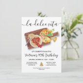 Invitation Pizza & Pasta Party Anniversaire Dîner italien (Debout devant)