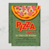 Invitation Pizza Pie (Devant / Derrière)