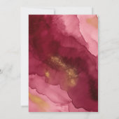 Invitation Pizza Vin Parfait Paire Couple Wedding shower (Dos)