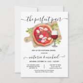 Invitation Pizza & Wine le dîner de répétition parfait (Devant)