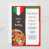 Invitation Pizza Your Way (Devant)