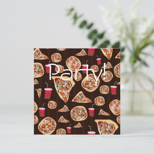Invitation Pizzas (Debout devant)