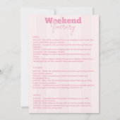 Invitation Pjs et Prosecco Bachelorette (Dos)