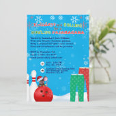 Invitation PJ's Pizza Party Sky Blue (Debout devant)