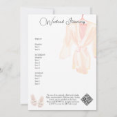 Invitation PJ's Prosecco Pajama Party Bachelorette Week-end (Dos)