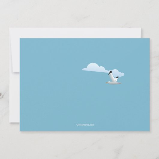 Invitation Plage (Dos)