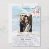 Invitation Plage Arbor Elégant Bord De Mer (Devant)