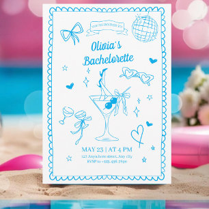 Invitation Plage Bachelorette Fête de plage Week-end Itinérai