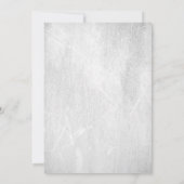 Invitation Plage Coeurs de sable Fête des mariées florale tro (Dos)