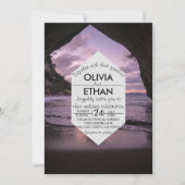 Invitation Plage Côté Mer Été Mariage Marine (Devant)