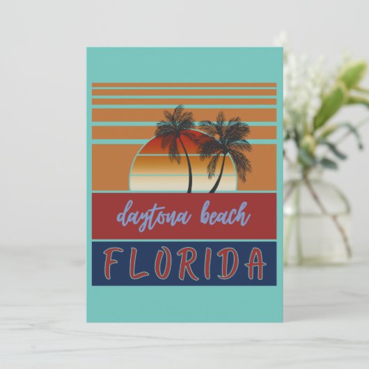 Invitation plage daytona floride (Debout devant)